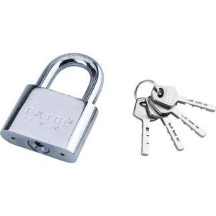 zámek visací kovový, 60mm závěsné oko z tvrzené oceli