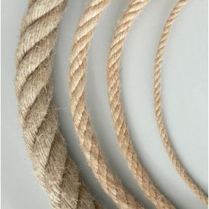 přírodní 10mm lano stáčené / minisvazek 20m